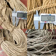 

50 Meters Natural Oilweed Seaweed Straw Rope Handmade Weaving Plant Craft Material For Home Furniture Chair Table Basket Decor