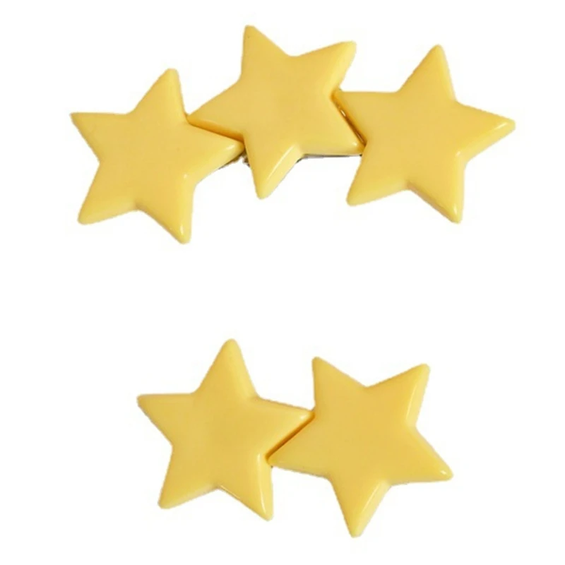 

Star Barrettes for Girls Star Bobby Pin Kid Star Hairpin Yellow Star Hair Clip