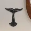 Whale Tail Hook Clothes Hook Cast Iron Whale Tail Wall Hooks for Towels Living Room 5