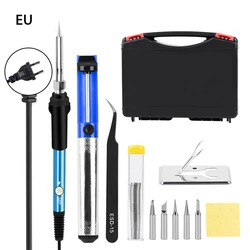Fer à souder à température réglable 60W 220V / 110V LCD, fer à souder électrique, outils de réparation de soudage 