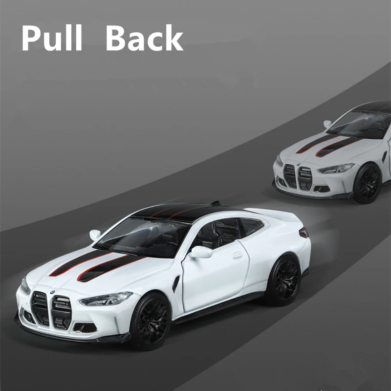 1:36 BMW M4 CSL M3 Alloy Sports Car Model Diecast Metal Racing Super Car Vehicles Model Simulation Collection Childrens Toy Gift 6