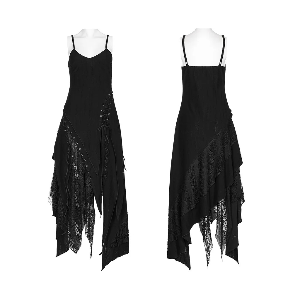 PUNK RAVE Gothic Slip Dress