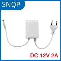 Водонепроницаемый адаптер питания постоянного тока 12 В 2 А ЕС для камер видеонаблюдения AHD камера DVR NVR вход AC100V-240V 5,5 мм * 2,1 мм