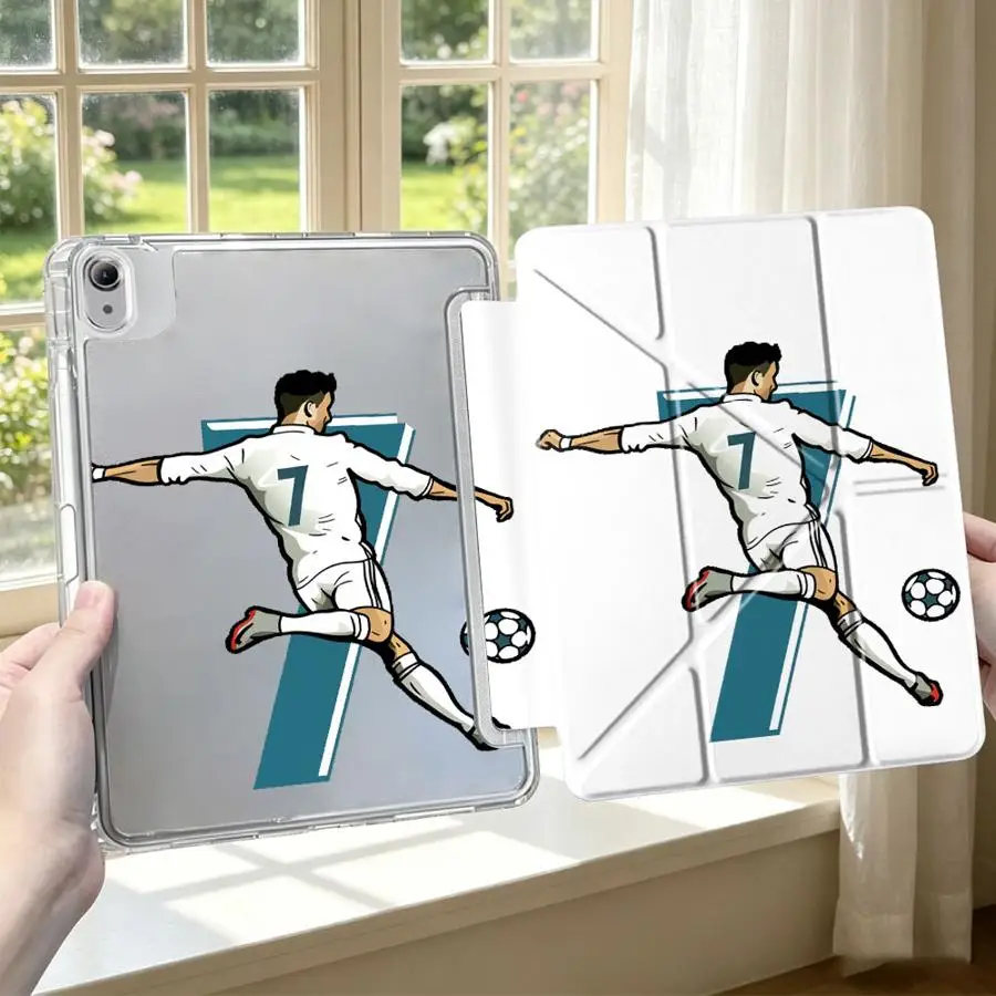 Football 7 Tablet Case with Pen Slot and Cover Design