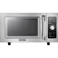 Oven with Dial, 1000W, Stainless Steel.9 CuFt 1