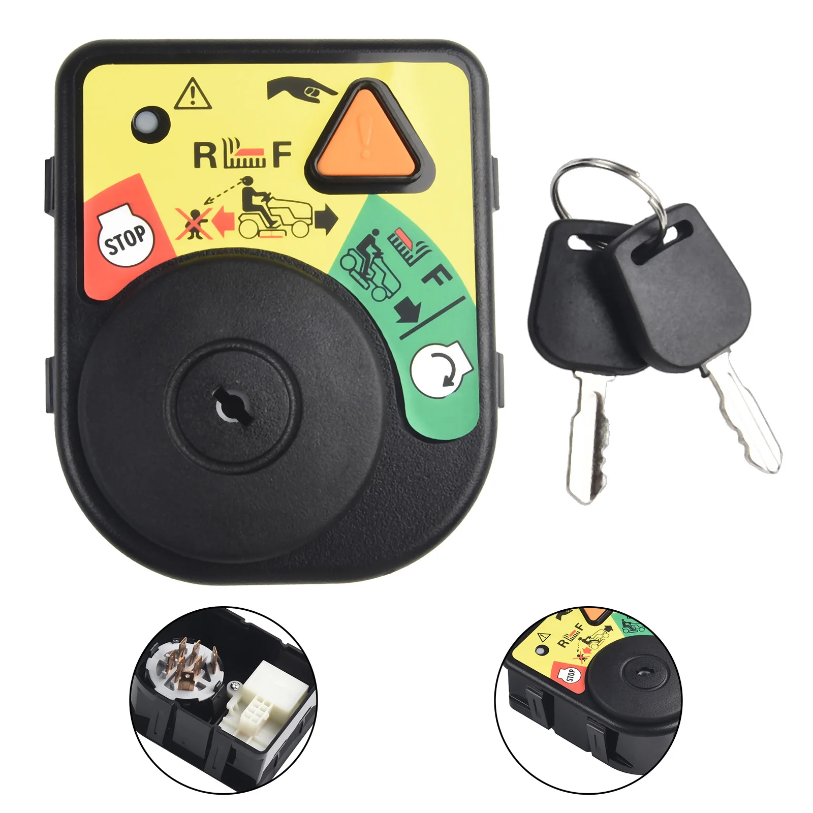 Key Ignition Switch For Cub Cadet Most Consumer Riding Mowers 725-04230 Ignition Switch&Key Direct Replacement Plastic