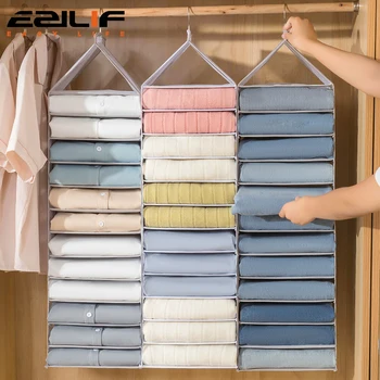 Organizzatore appendibile per armadio, borsa portaoggetti da appendere per pantaloni, calze, magliette, biancheria intima