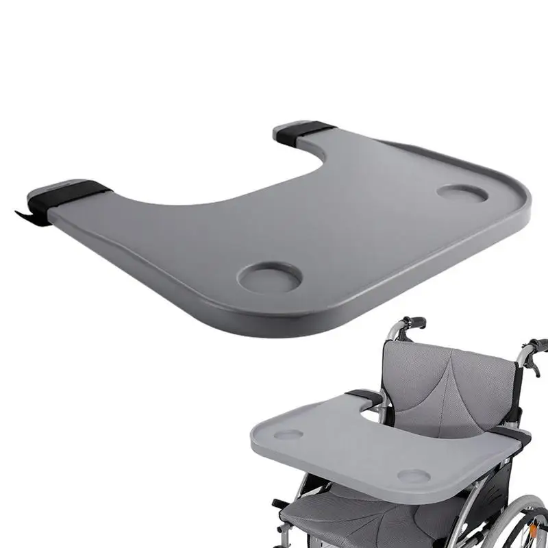 

Tray For Wheelchair Universal Tray Table With Cup Holder Removable Adult Tray Table Wheelchair Accessories For Seniors Ideal For