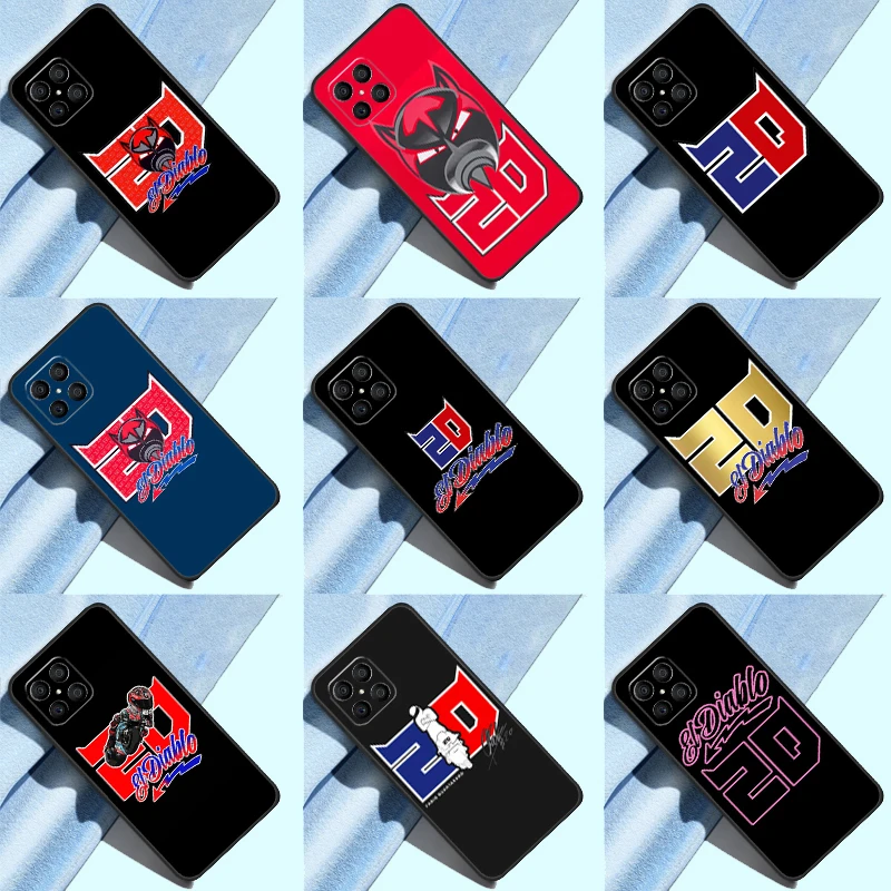 Moto No.20 Fabio Quartararo Per Huawei Honor 50 X9 X8 X7 Magic4 Pro P50 P20 P40 P30 Lite P Smart Z 2021 Nova 5T Case