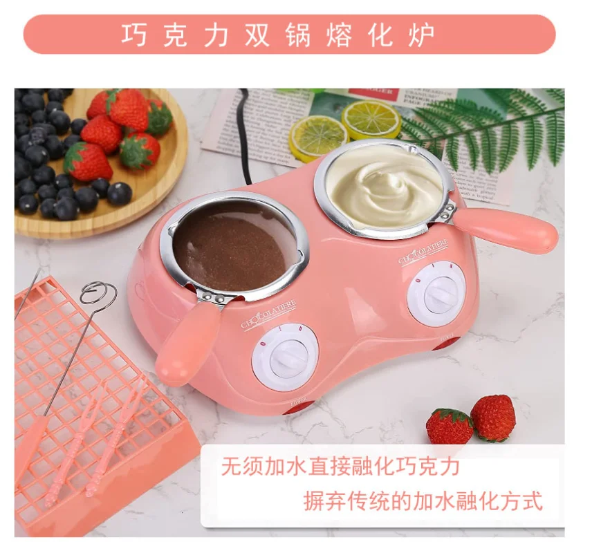 Electric Heating Constant Temperature Chocolate Melting Double Pot Household Soap Base Essential Oil Soap Melting Pot Furnace