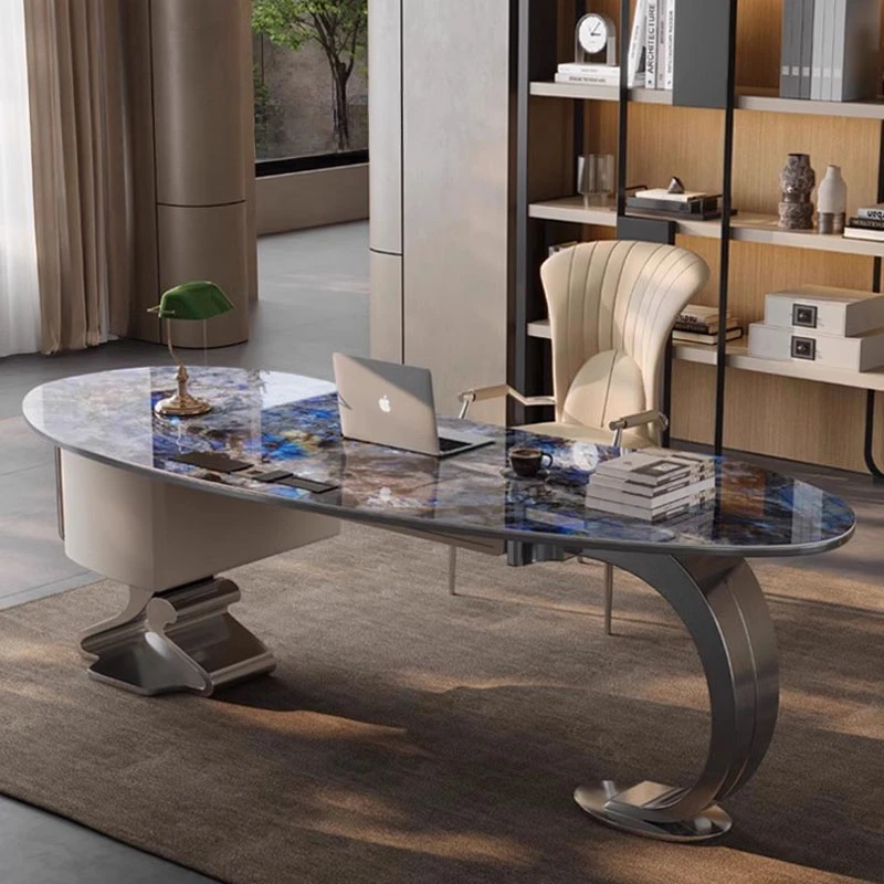 

Study Workstation Office Desks Computer Organizer Designer Drawers Luxury Office Desk Modern Scrivanie Per Ufficio Furniture