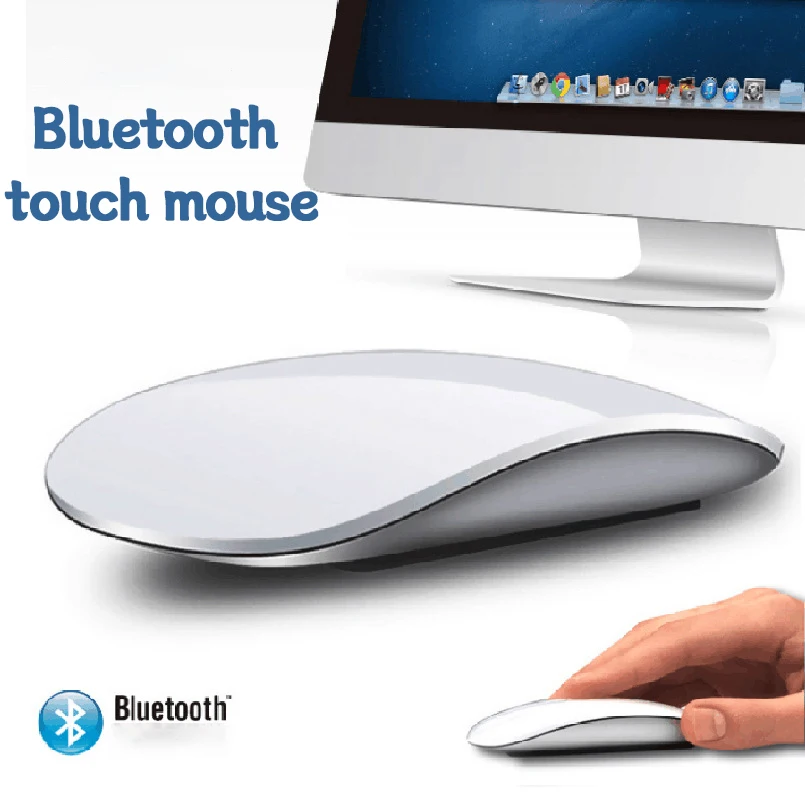 Mouse Wireless Bluetooth 5.0 1600 Dpi Mouse Magico Mouse Muto Ultrasottile Per Laptop Surfacebook Apple Macbook Uso Microsoft Office