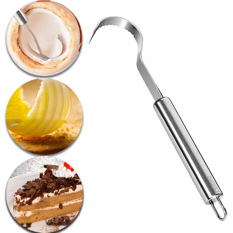 Chocolate Shaver Stainless Steel Wavy Mouth Slicer Non Slip Small Cutters  with Wood Handle for Cheese Chocolate Kitchen Gadgets - AliExpress