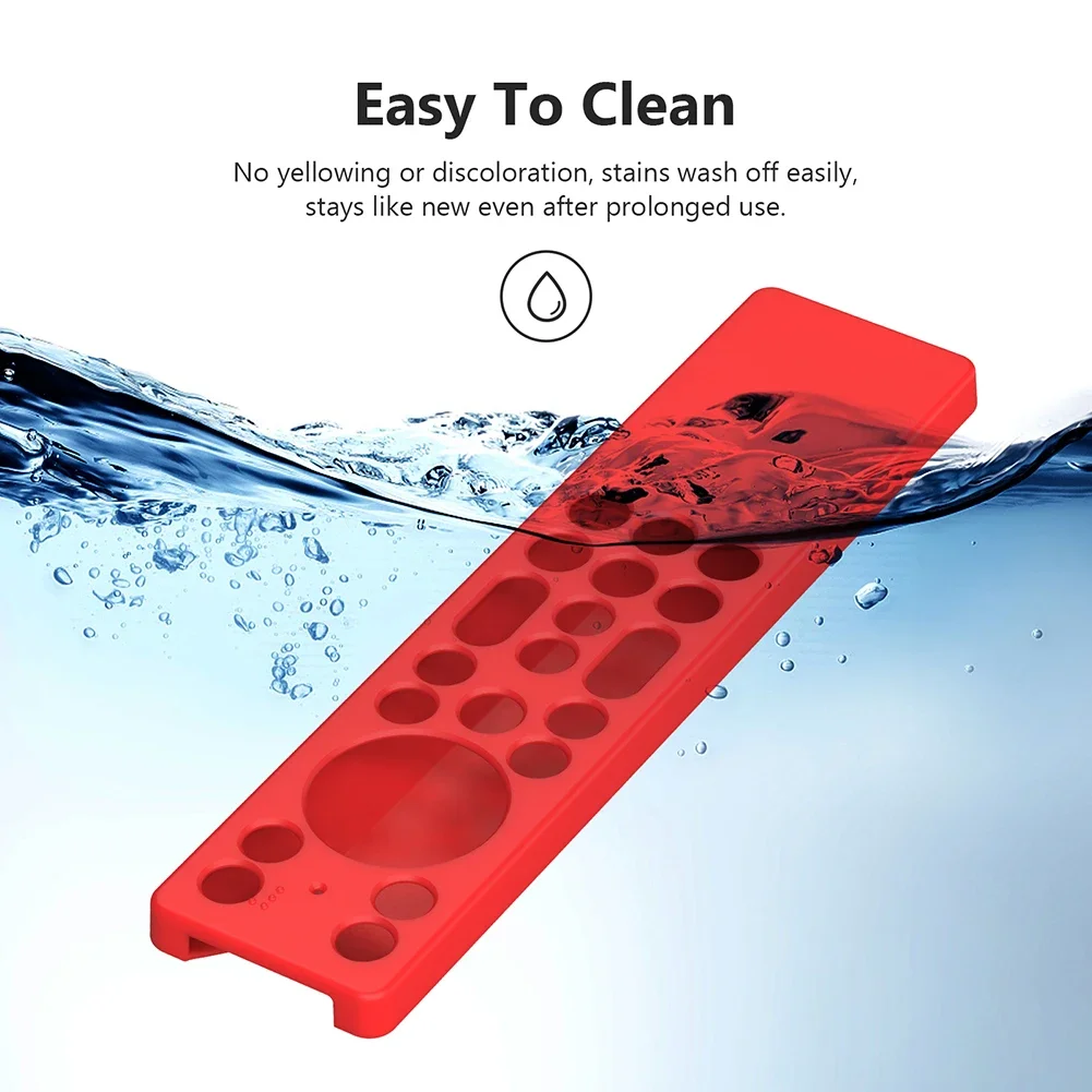 For TCL RC923A/RC813A Silicone Remote Control Case with Lanyard Drop-Proof RC Cover Television RC Shell TV Supplies Tool