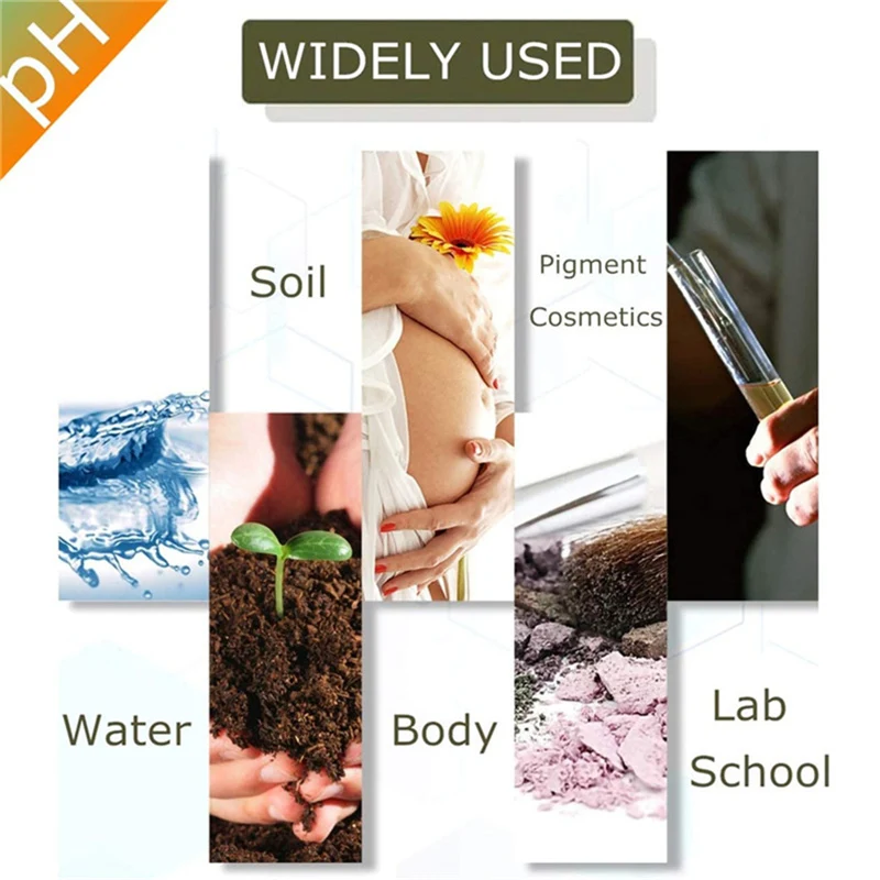80 Strips PH.1-14 Test Paper Extensive Test Paper Litmus For Aquarium Water Soil Testing Pet Food pH Monitoring