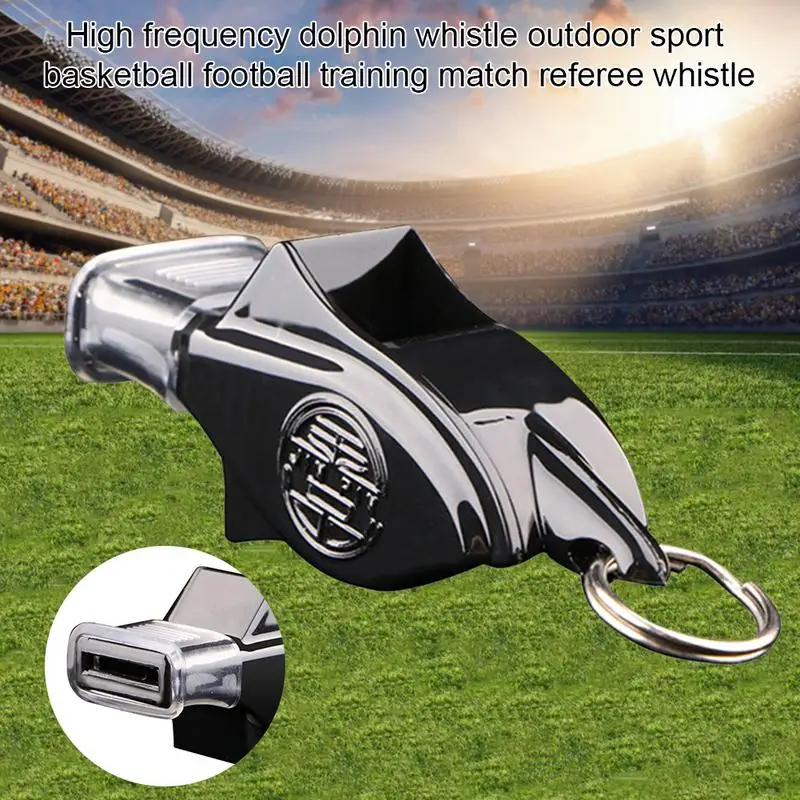 High Quality Sports Dolphin Whistle Seedless Plastic Whistle Professional Soccer Basketball Referee Outdoor Sport