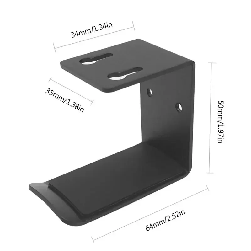 Headphone Wall Mount Holder Supporting Bar Flexible Headrest Gaming for Head Hanger Orgnizer for Ceramic Wall Paper