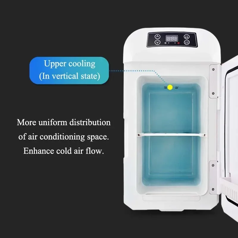 8L Car Home Dual-use Refrigerator Small Refrigerated Refrigerator Cold And Hot Dual Energy Refrigerator Fridge Mute Low Noise 3