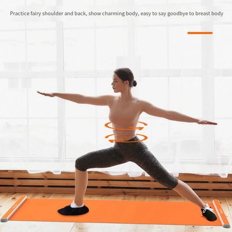 Yoga Sliding Mat Indoor Sport Speed Skating Training Board Mat Ice Hockey Roller Skating Leg Exercise