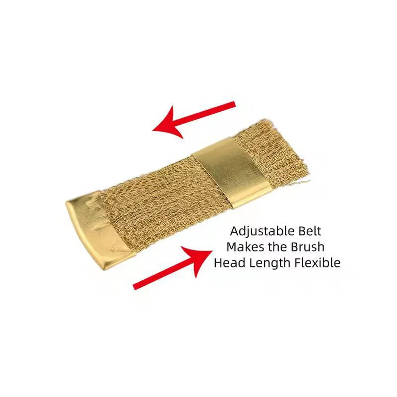 Copper Wire Cleaning Brush for Nail Trimming and Dental Nail Trimming Drilling and Polishing Head Metal Cleaning Brush Tool 2pcs