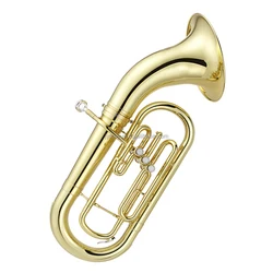 High Quality Gold Lacquer 3 Pistons Marching Instrument Euphonium JYMEP733