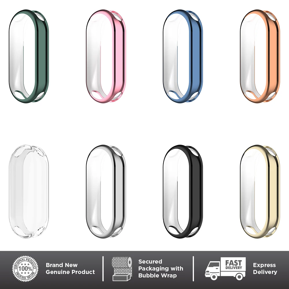 All-Around Soft TPU Protective Bumper Case for Fitness Tracker Screen