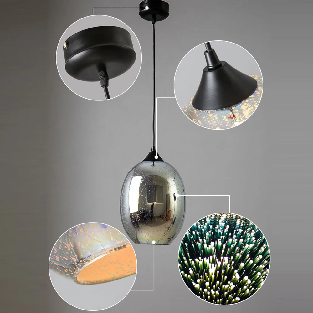 FUTURE SOSPENSIONE MODERNA FINITURA CROMO CON 8 DIFFUSORI A SFERA IN VETRO COLORATO Top Light Illuminazione - Shop Online