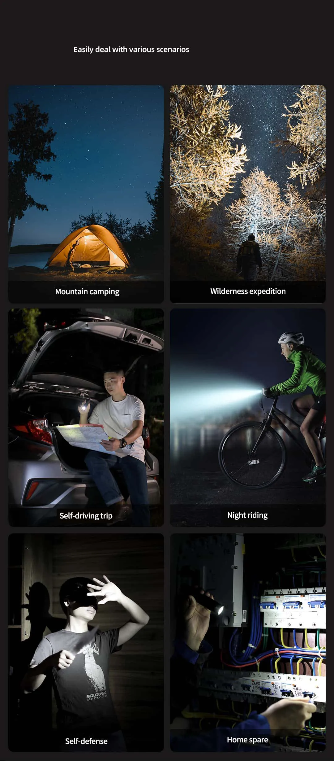 Xiaomi Nextool Outdoor Strong Light Straight Flashlight