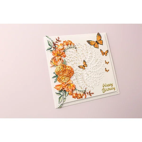 Big Sale Peacock and Rose Metal Cutting Dies Scrapbook Diary Decoration Stencil Embossing Template DIY Greeting Card Handmade