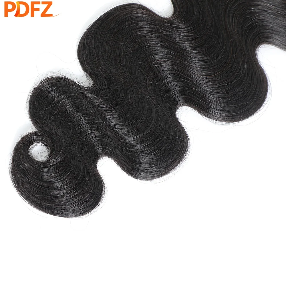 10-32 Inch Body Wave Human Hair Bundles 16A Super Double Drawn Virgin Human Hair 100% Real Human Hair 100G/Bundle 4