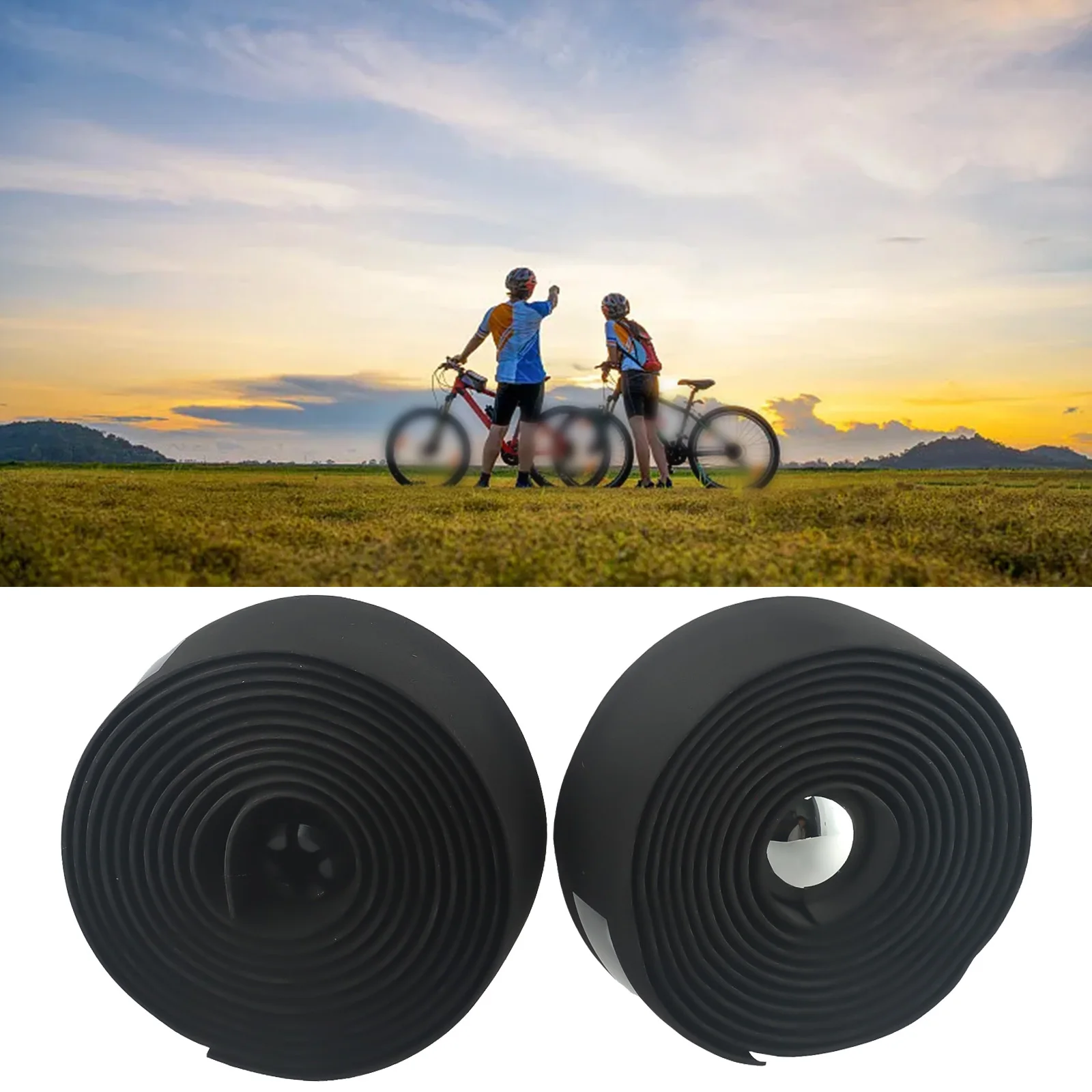 1Pair Bicycle Handlebar Strap MTB Road Bike Handle Tape Non-Slip Sponge Belt Tape Handbar Protection Cover Cycling Accessories
