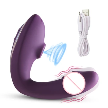 Vagina Sucking Vibrator G Spot Dildo Oral Sex Suction Clitoris Stimulator Erotic Sex Toy for Women Female Masturbator 2