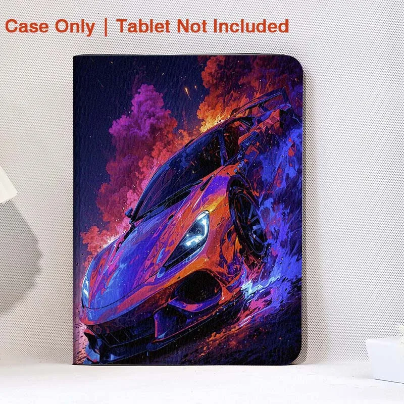 Luxury Sports Car Art Pattern Tablet Case Gift