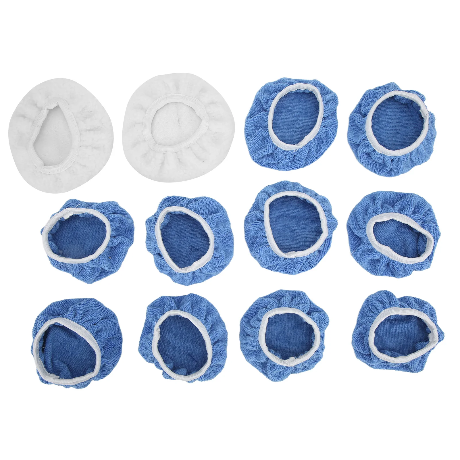 Polishing Buffing Pads 12 Packs Car Polisher Bonnet Set for Truck Motorcycle Boat for 5-6in Polishers car polisher