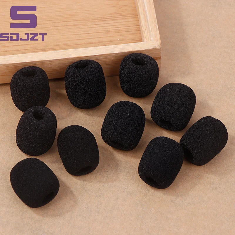 Headset Microphone Sponge For Motorcycle Intercom Helmet Bluetooth Headset Microphone Sponge 10PCS
