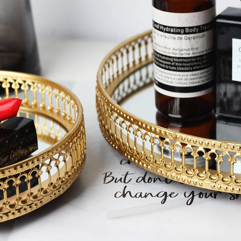 Ahunderjiaz-Insライト高級ミラージュエリー収納トレイ、デスクトップ