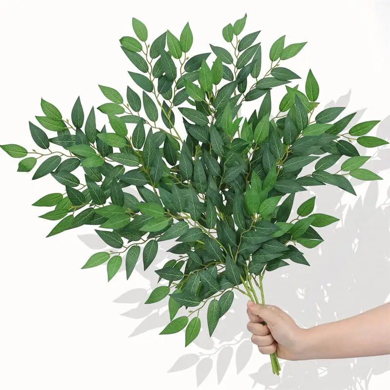 VOELIGT 40 steli vegetali italiani Ruscus Greenery artificiali per composizioni floreali centrotavola per archi nuziali