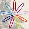 3Pcs Candy Color Women Men Yoga Hair Bands Sports Headband Girls Sport Anti-slip Elastic Rubber Sweatband Football Running 3
