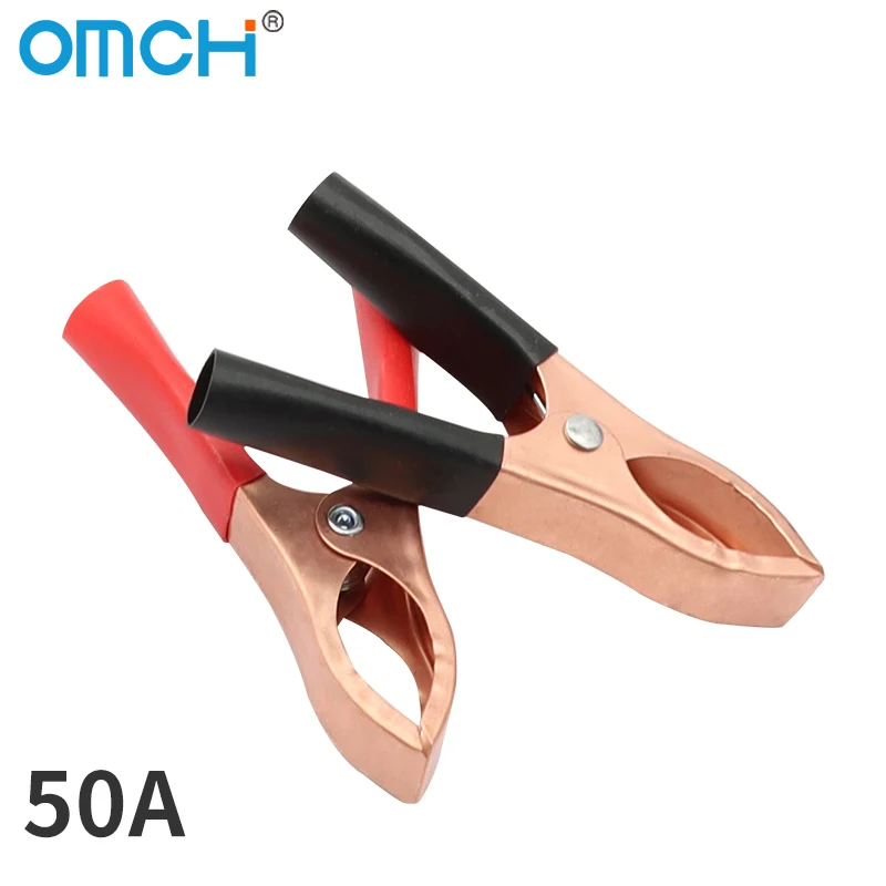 Crocodile Electrical Battery Clamp Alligator Clips Test Connector for Jumper Cables Boost Car Caravan Van 150A