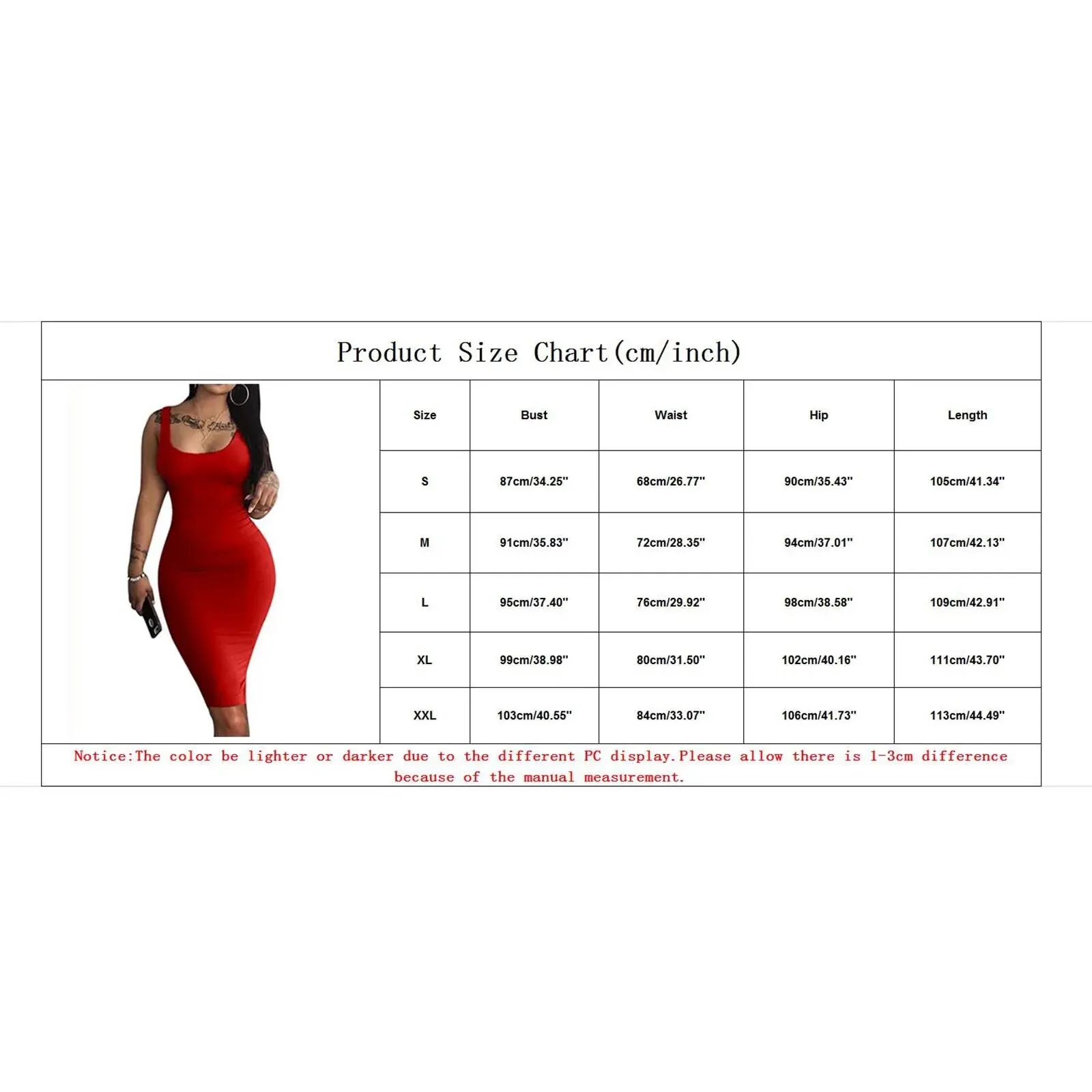 Women Fashion Casual Slim Fit Solid Color Hip Work Skirt Sleeveless Vest Dress 5
