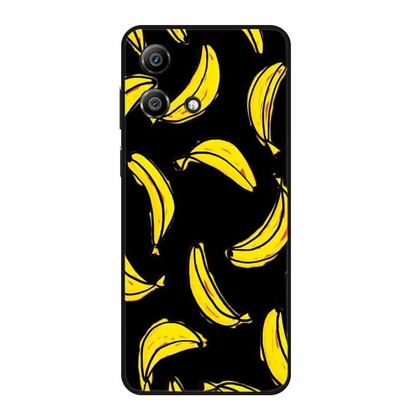 Charming Cartoon Cat Black Silicone Soft Phone Case