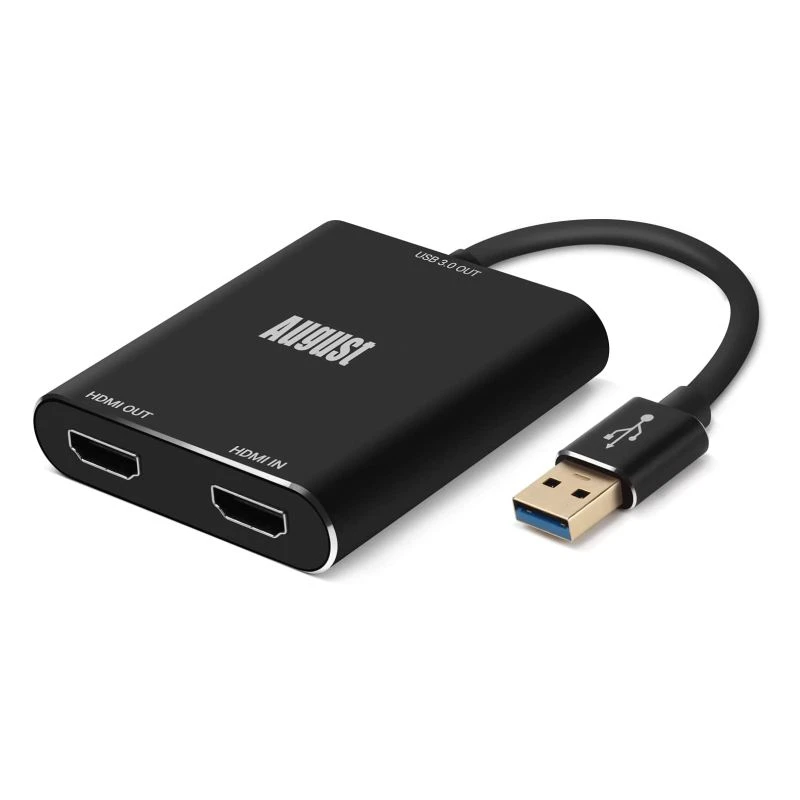 Agosto VGB500 USB HDMI Tarjeta de captura de vídeo USB 3,0 Full HD 1080p  60fps Full HD para grabar y transmitir PS4, XBOX One o PC, juego para  PC|Accesorios de proyector| -