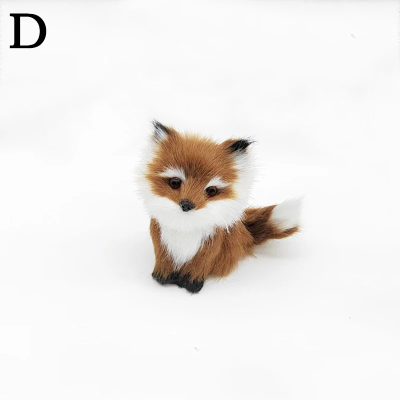 

Cute Simulated Plush Fox Ornament