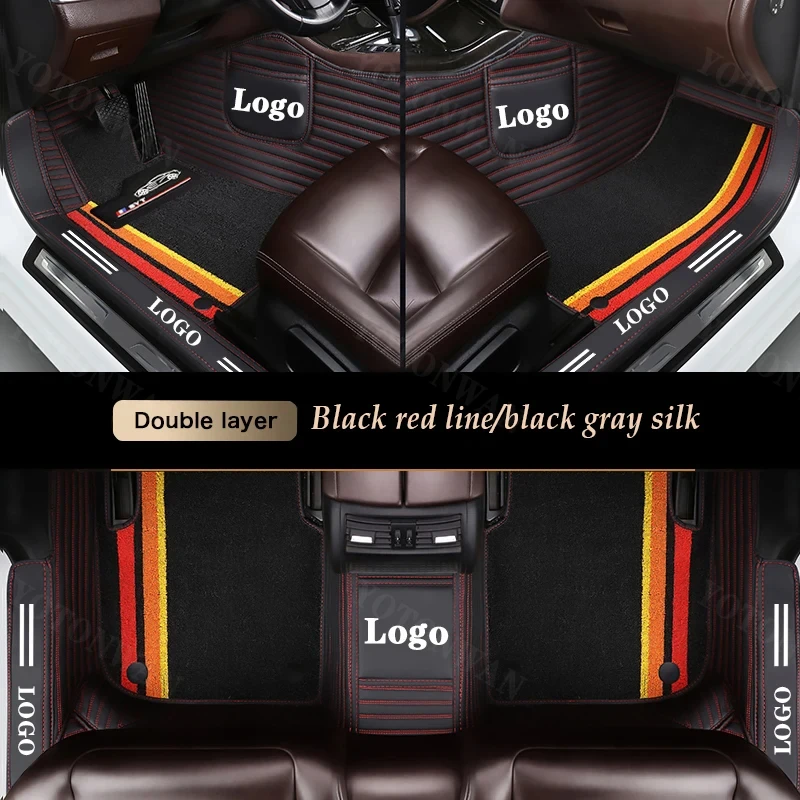 

Custom Leather Logo 7D custom car floor mats 100％ For BYD All Models FO F3 SURUI SIRUI F6 G3 M6 L3 G5 G6 S6 S7 E6 E5