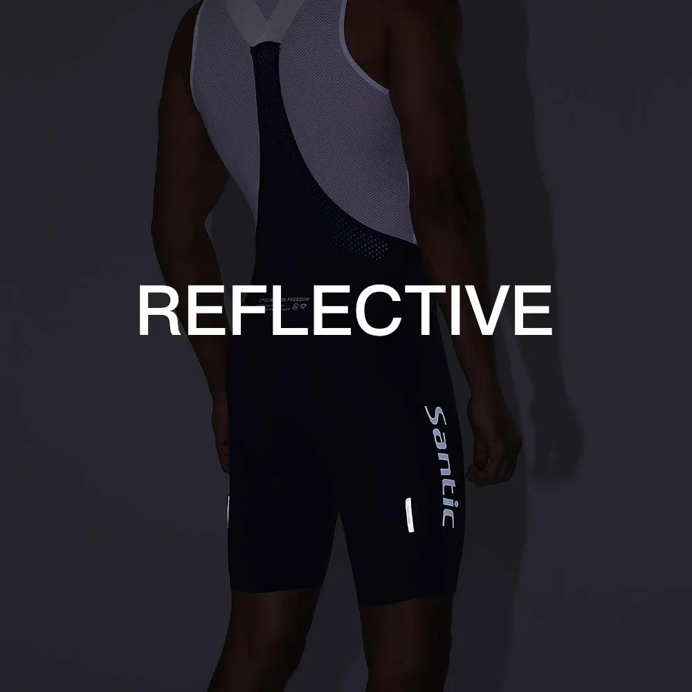Santic New Cycling Bib Shorts Men's Imported Seat Cushion MTB Road Cycling Bib Shorts Use for 6 Hours GM25C05193