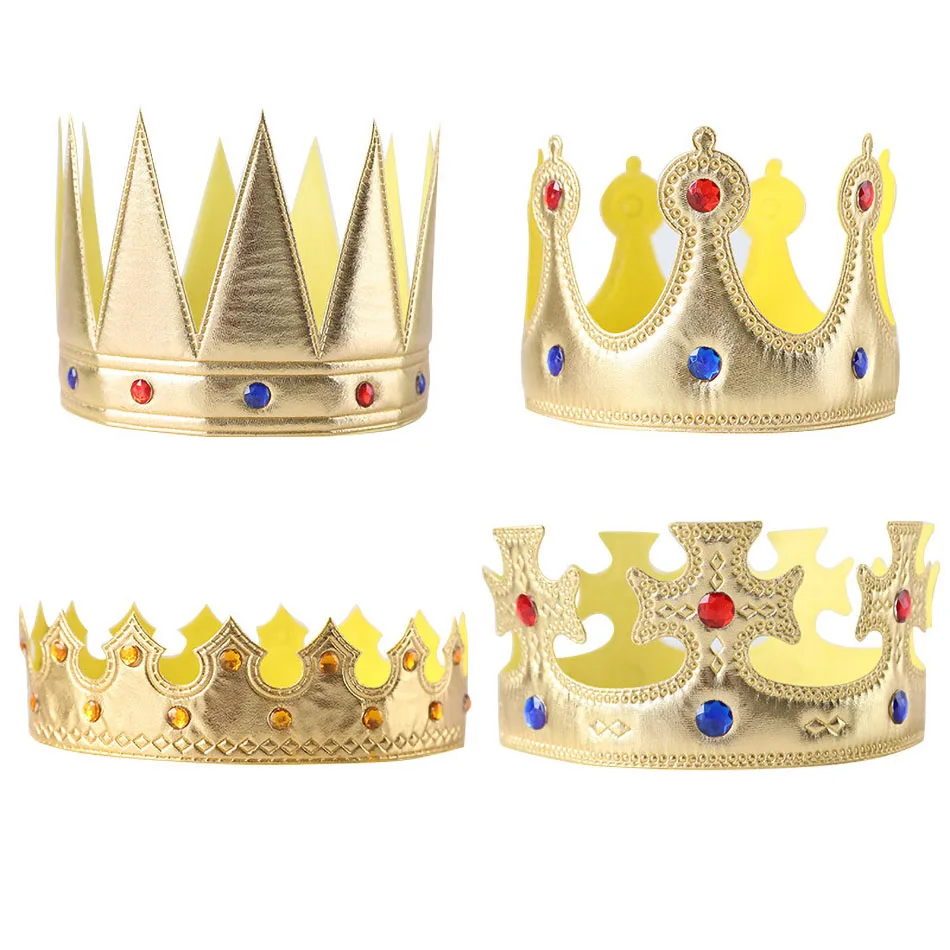 Corona Compleanno Per Ragazze Corona Regina Barocca Per Bambine - Con Cristalli Rossi, Per Feste, Compleanni, Halloween E Fotografie Corona Damigella Onore