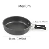 Outdoor Pan Pot Ultra-light Hard Aluminum Alloy Picnic Cookware Set Camping Cookware Frying Pan Camping Hike Utensils 5