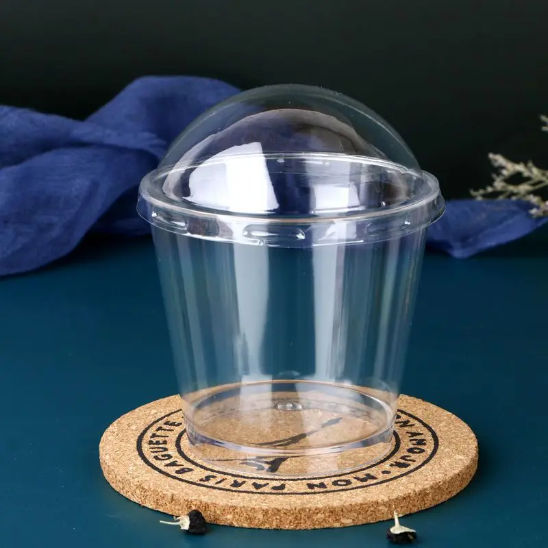20PCS Disposable Plastic Dessert Cups Party Ice Cream Drinks Cup Serving Food Jelly Containers