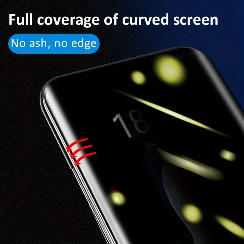 2-Pack Easy Installation Anti-Spy Tempered Glass Privacy Screen Protector