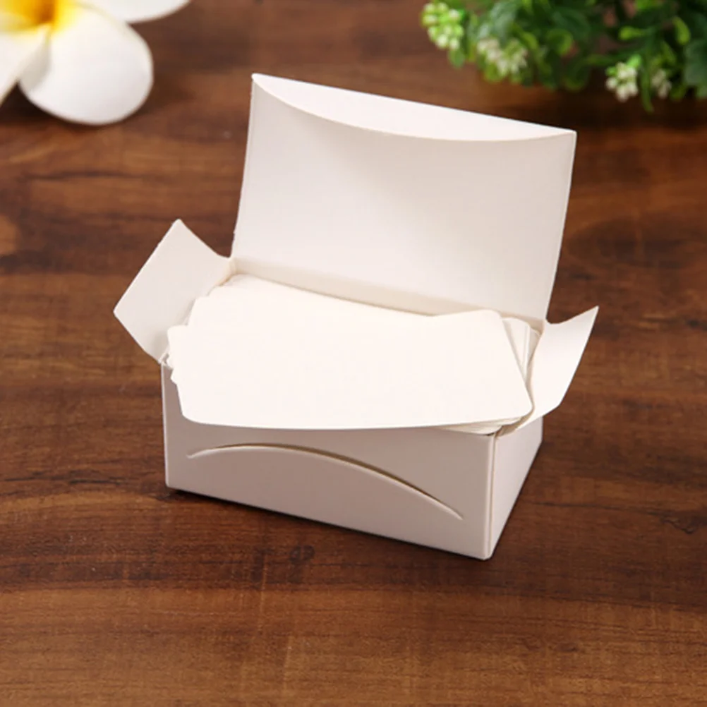 

200 Pcs Qt Gift Cards Kraft Blank Words Memorandum Torrid Pads Greeting The Postcard